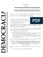 UNIDAD VII La Democracia - TP Critica A Las Definiciones de Democracia