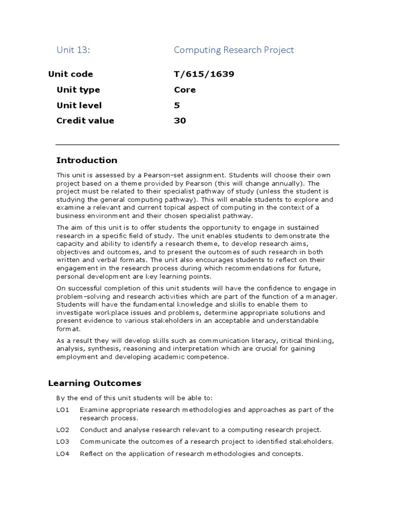 Computing Research Project | PDF | Sampling (Statistics) | Qualitative ...
