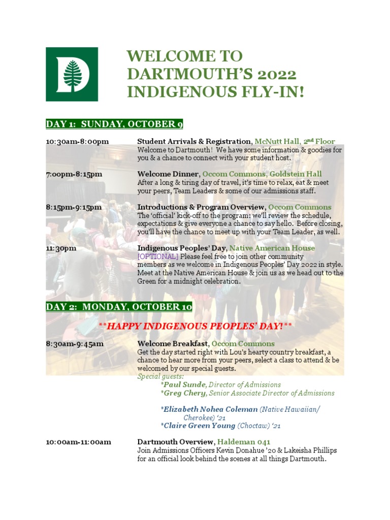 IFI 2022 Final Schedule PDF Dartmouth College