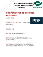 Componentes de Control Electrico Javier Alejandro Rivera Ruiz 303