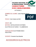 CONDUCTORES ELECTRICOS CANALIZADORES Javier Alejandro Rivera RUIZ 303