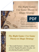 The Right Game Use Game Theory To Shape Strategy Dheeraj