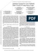 Real-Time Examination System For New Students at Pandemic Time Covid 19 Using Fuzzy Logic