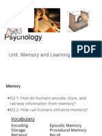 Topic 9 - Memory
