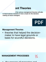 Management Theories