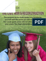 The Civil War and Reconstruction (Study Guide)