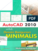 Autocad 2010 Desain Bangunan Minimalis