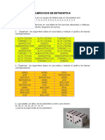 Ejercicios de Estadistica