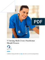 9 Nursing Skills Every Practitioner Should Possess