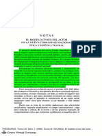 Modelo Cívico Del Actor. Dunia Galindo