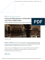 FSP - Críticos Da Folha Indicam Os 20 Grandes Livros de 2021 Veja A Lista Completa Deles - 17 - 12 - 2021 - Ilustrada - Folha