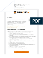 Proxmox Virtual Environment 7.0 Released