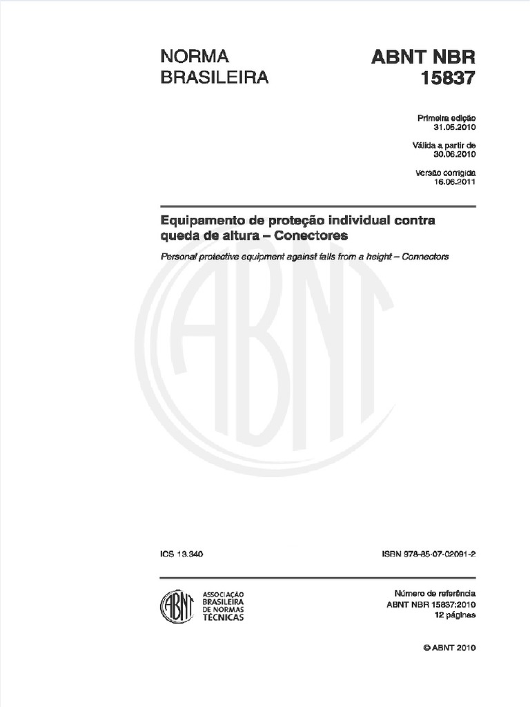 Document - Onl NBR 15837 2010 | PDF | Regulamentação