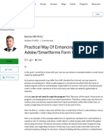 Practical Way of Enhancing Adobe Smartforms Form Output SAP