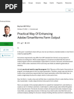 Practical Way of Enhancing Adobe Smartforms Form Output SAP