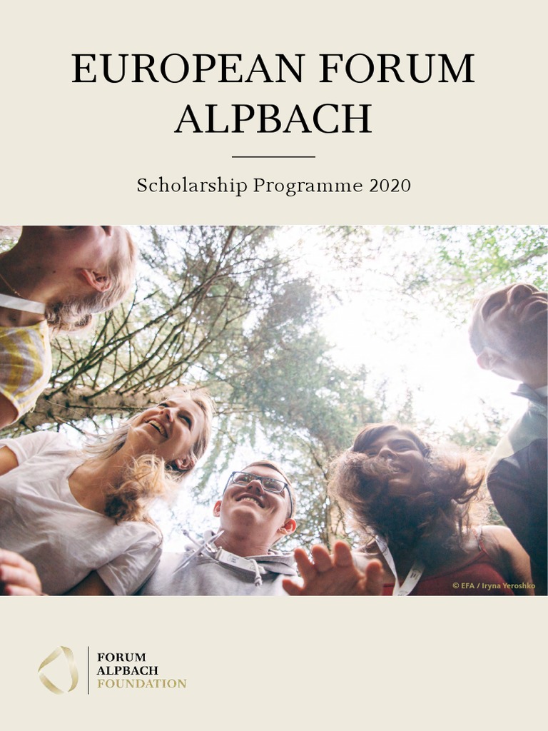 EFAF Scholarship Programme Brochure First Timers Small Acrobat 6 | PDF