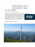 Energía eólica: cómo funciona y sus principales ventajas