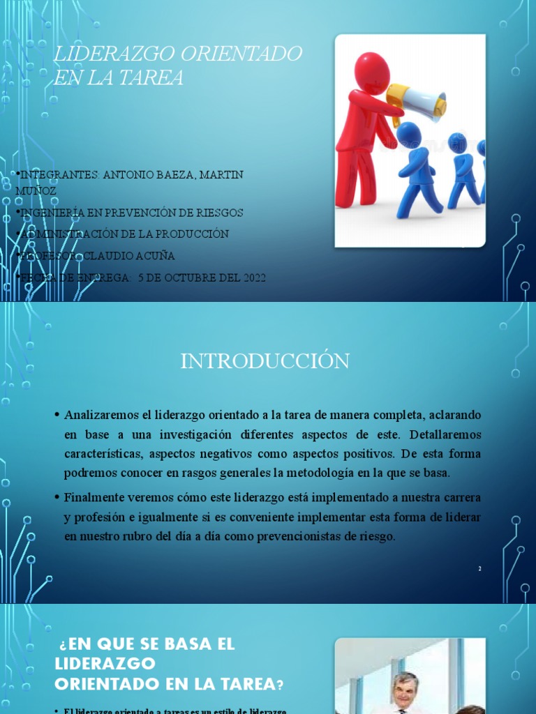 Liderazgo Orientado en La Tarea | PDF | Liderazgo | Cognición