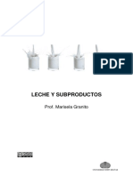 Leche y Subproductos