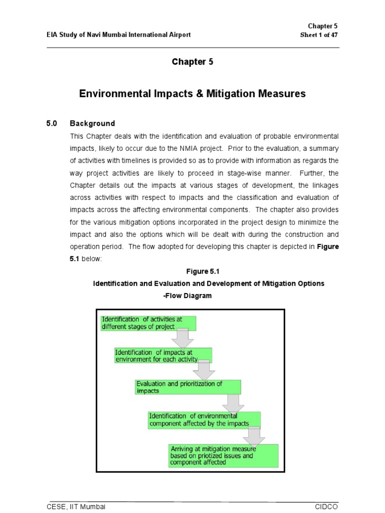 Environmental Impact & Mitigation for NMIA | PDF | Environmental Impact ...