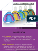 Impression in FPD