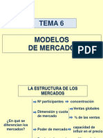 Tema 6 - Modelos de Mercado