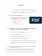 MACROECONOMICS: TEST 1 REVIEW