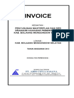 Cover invoice
