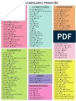 Vocabulario Francés