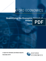 Quantifying The Economic Impact of Aviation in Dubai