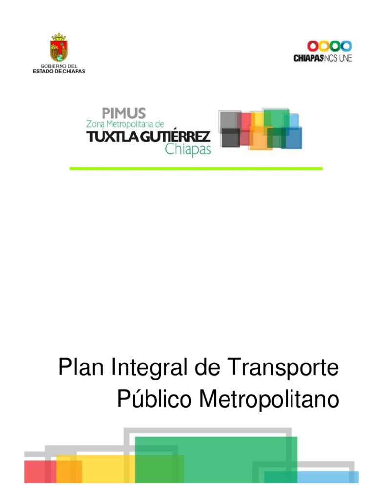 Plan de Transporte Público Metropolitano | PDF | Transporte ...