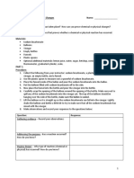 Lab 2.1: Physical vs. Chemical Changes Name