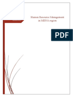 Human Resource Management in MENA Region