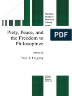 Bagley (1999) Piety, Peace, and The Freedom To Philosophize