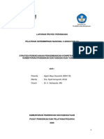 Peserta: Agam Bayu Suryanto (NDH 19) Mentor: Dra. Dyah Ismayanti, M.Ed Coach: Dr. Ir. Suharyoto, MS