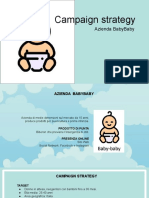 Campaign Strategy - Azienda Babybaby