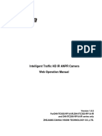 Dahua Intelligent Traffic HD IR ANPR Camera Web Operation Manual V1.0.2 201606