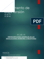 Reglamento de Baja Tensión Proyecto