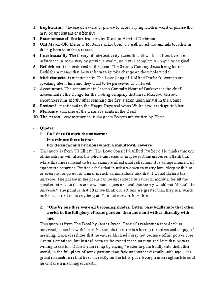 Euphemism PDF Heart Of Darkness Joseph Conrad