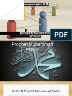 Communication Skills Presentation on Prophet Muhammad (PBUH
