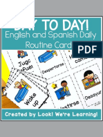 Your English and Spanish Daily Routine Cards Are Here!