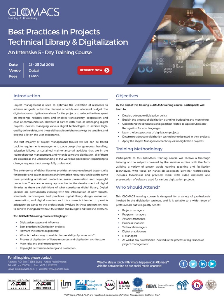 Best Practices in Project | PDF | Project Management | Libraries
