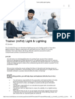 Trainer (M - F - D) Light & Lighting
