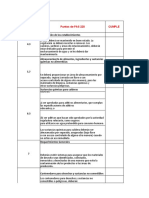 Lista de Verificación de ISO 22000 PAS 220
