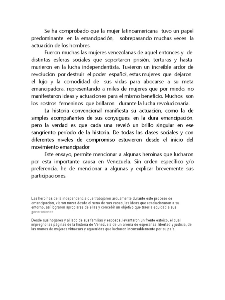 Heroinas PDF Venezuela