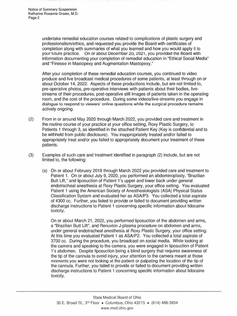 Notice of Summary Suspension PDF