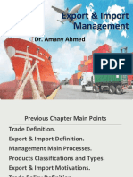 Export & Import Management: Dr. Amany Ahmed