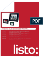 MANUL018R2V2 - TH Series Touchscreen User Manual