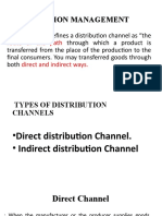 Distribution Management