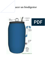 Cómo Hacer Un Biodigestor Casero